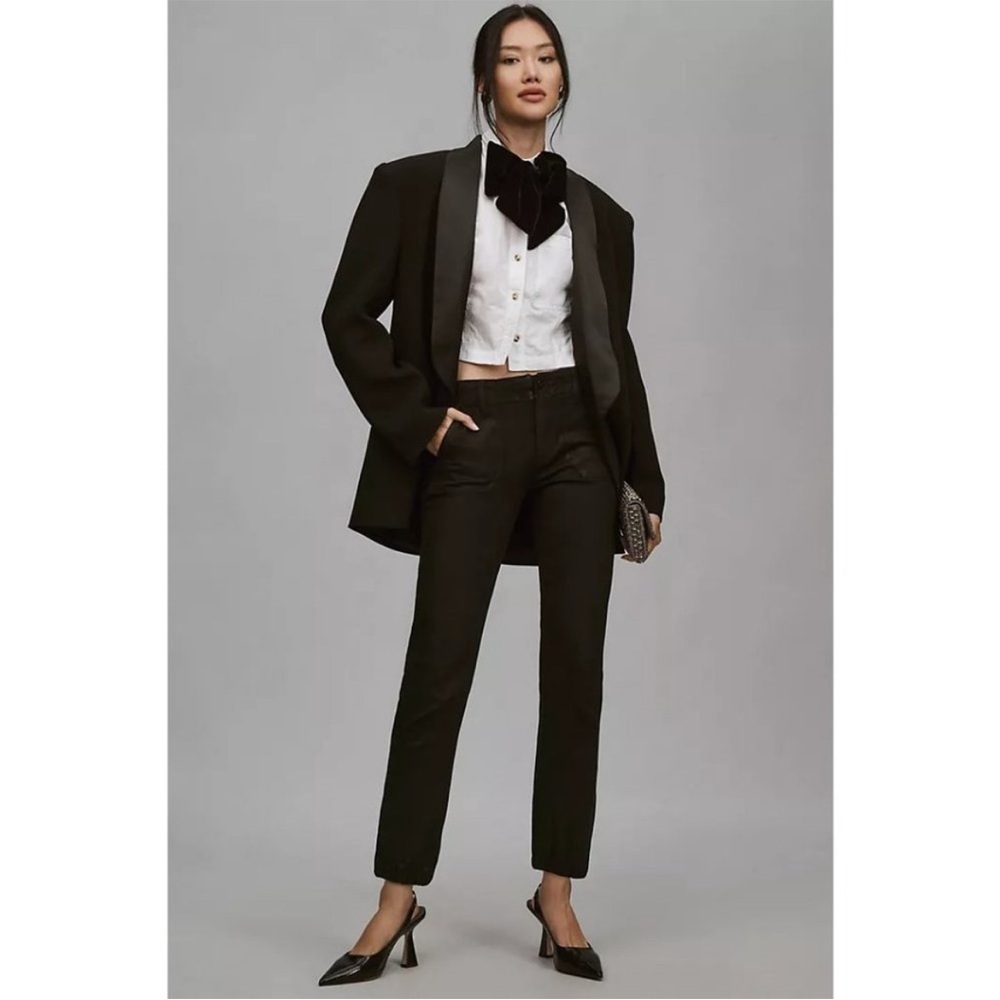 Paige Mayslie Jogger Pants Luxe Coating black fog 26